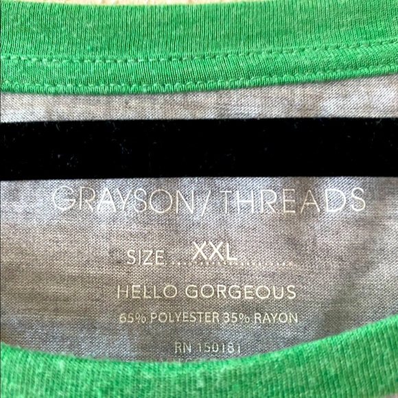 ❌SOLD❌Grayson Threads Shamrock Baseball Tee XXL - Picture 3 of 7